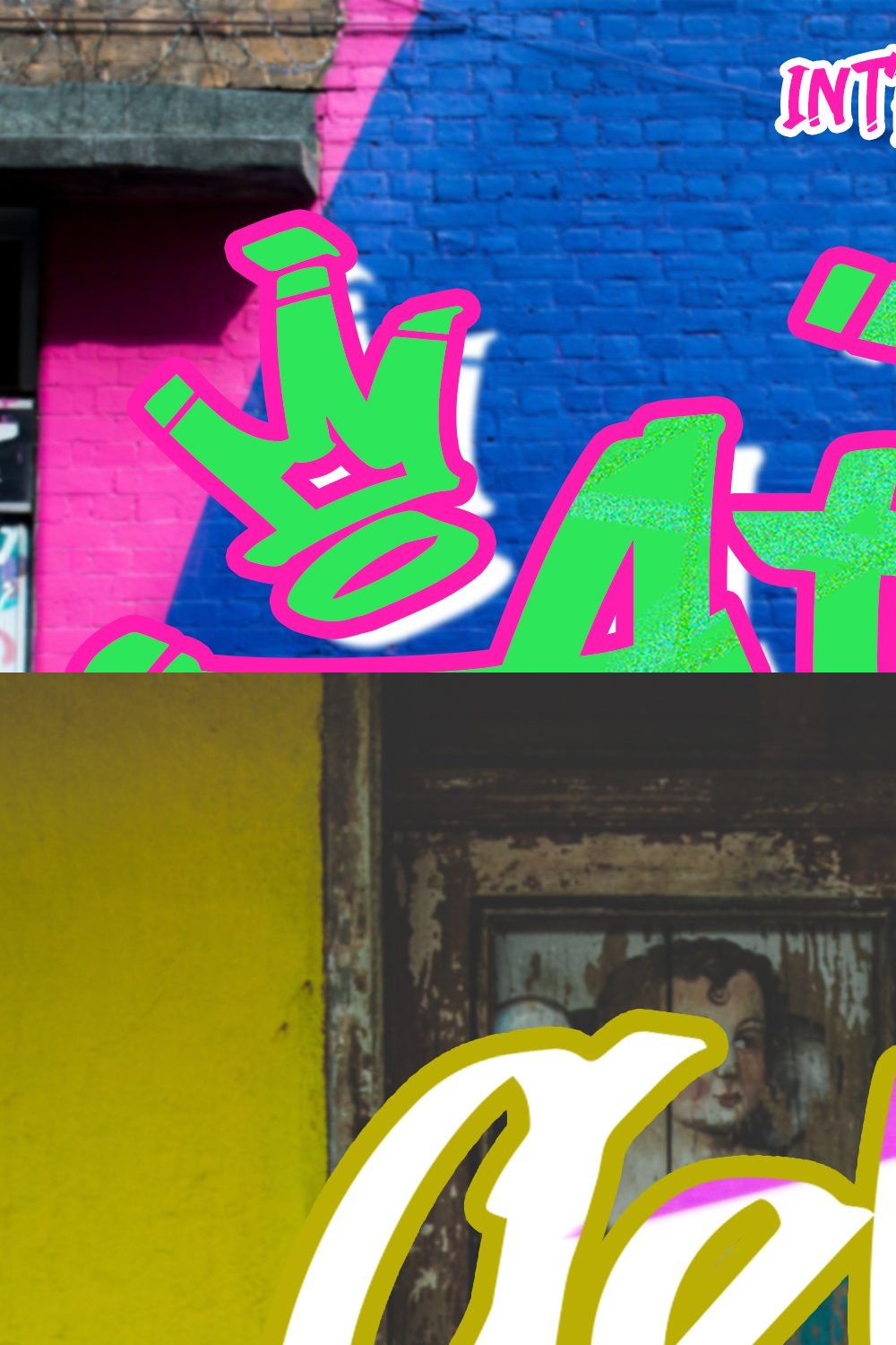 AtteThi - Graffiti Font pinterest preview image.