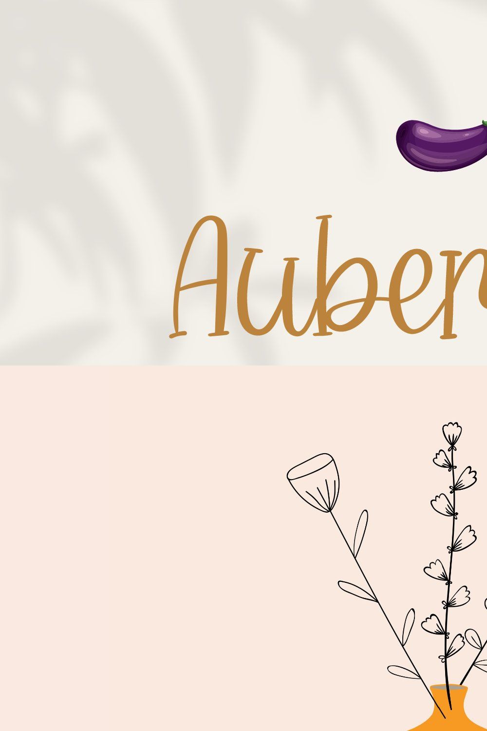 Aubergine pinterest preview image.