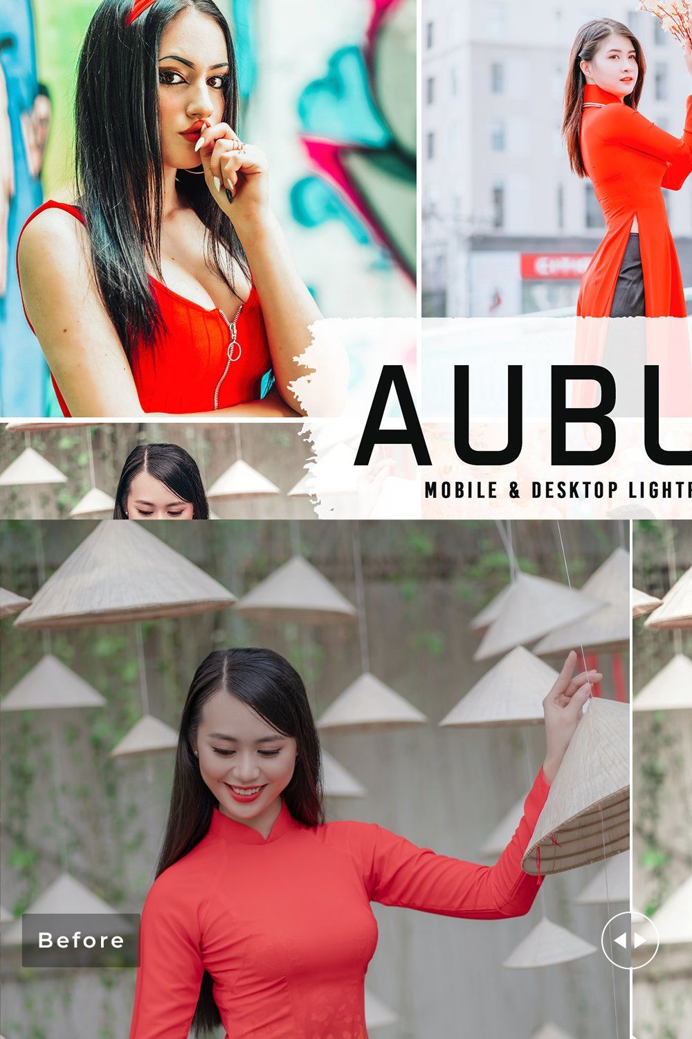 Auburn Pro Lightroom Presets pinterest preview image.