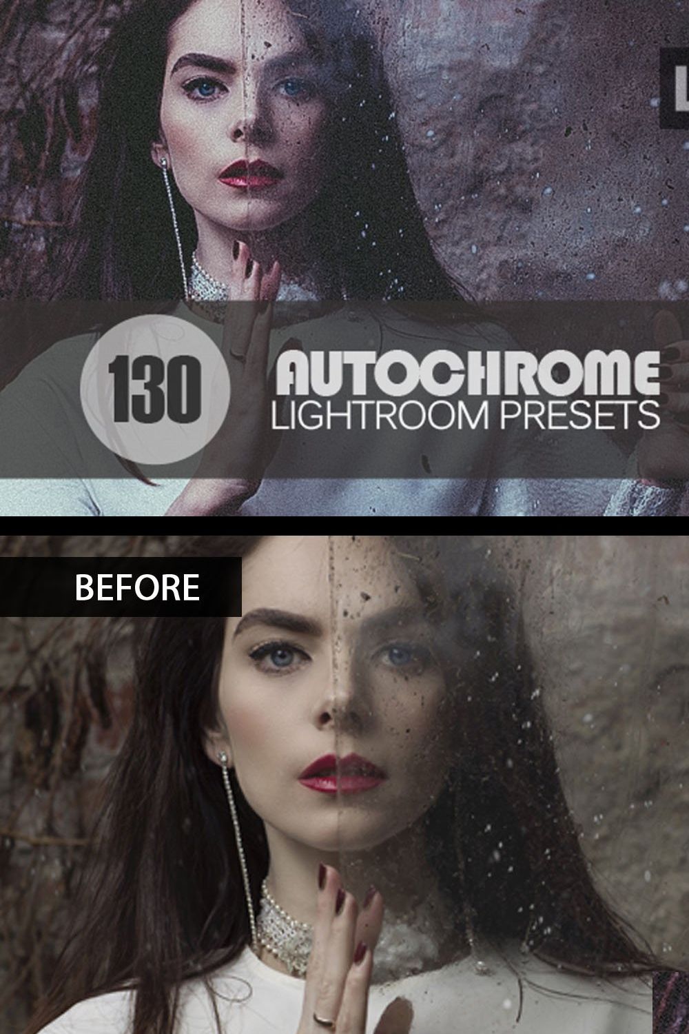 Autochrome Lightroom Presets bundle pinterest preview image.