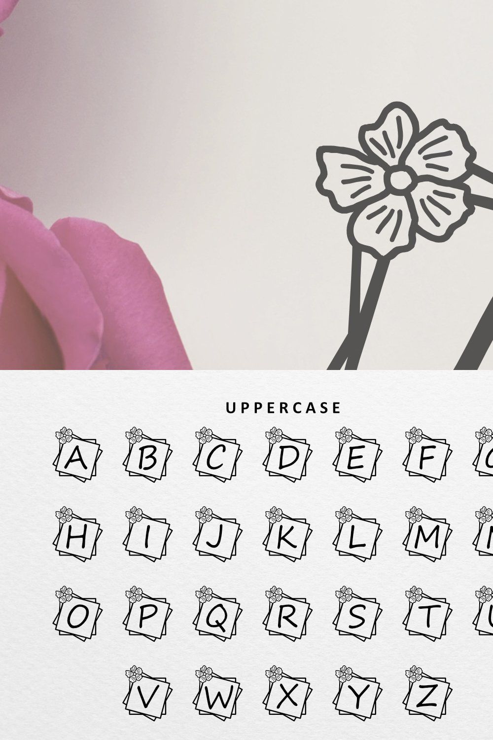 Ayu Monogram pinterest preview image.