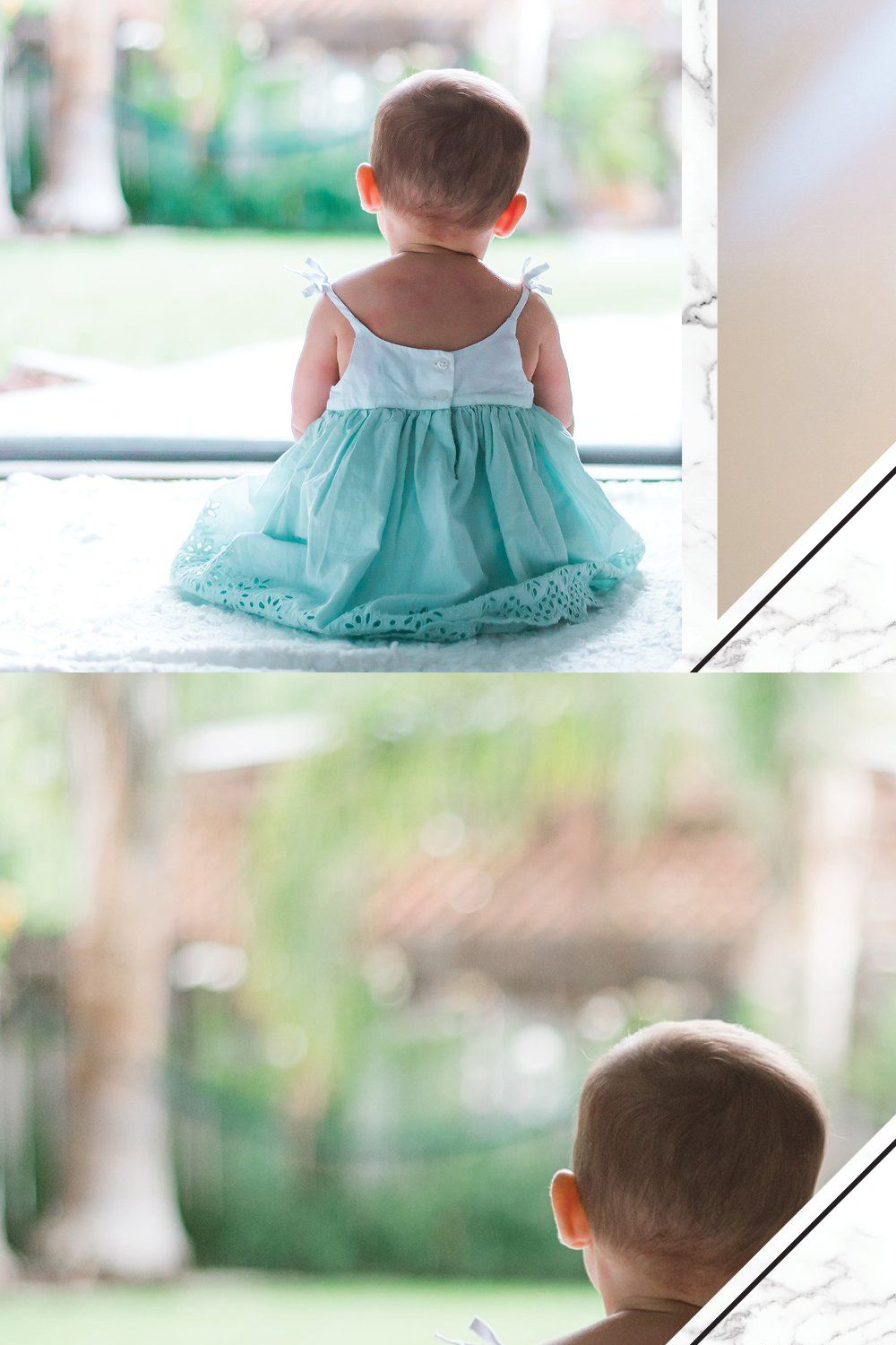 Baby and newborn lightroom preset pinterest preview image.