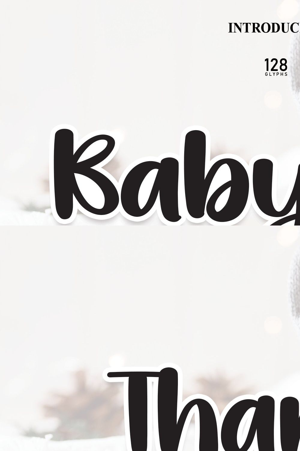 Babydoll | Script Font pinterest preview image.