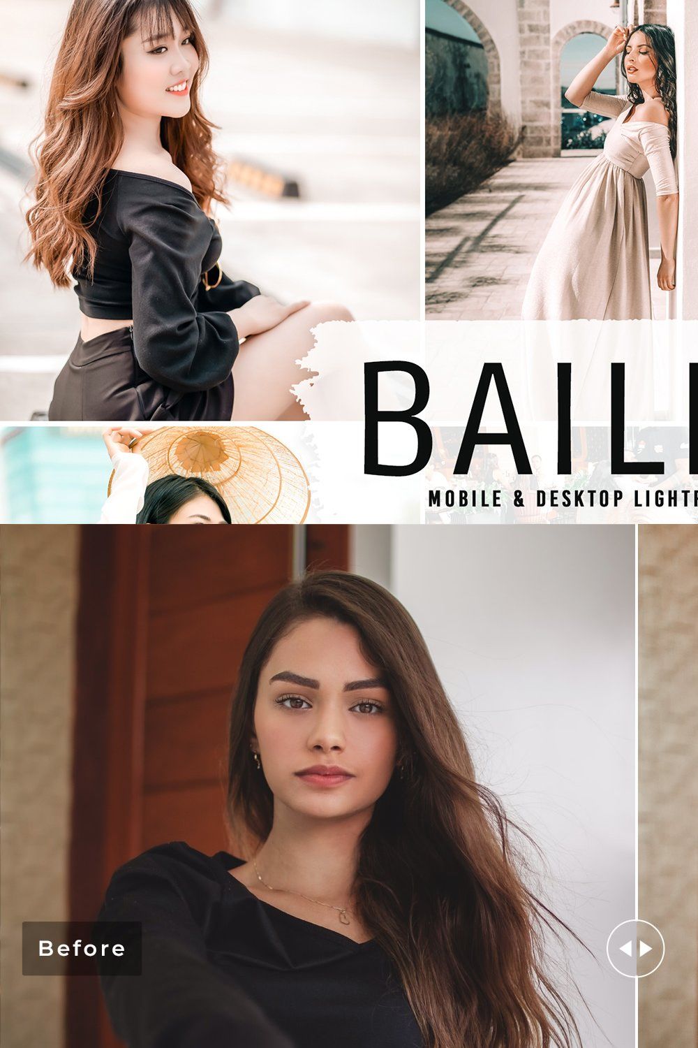 Baileys Pro Lightroom Presets pinterest preview image.