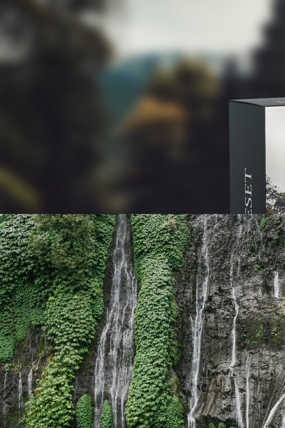 Bali Green Lightroom Presets pinterest preview image.