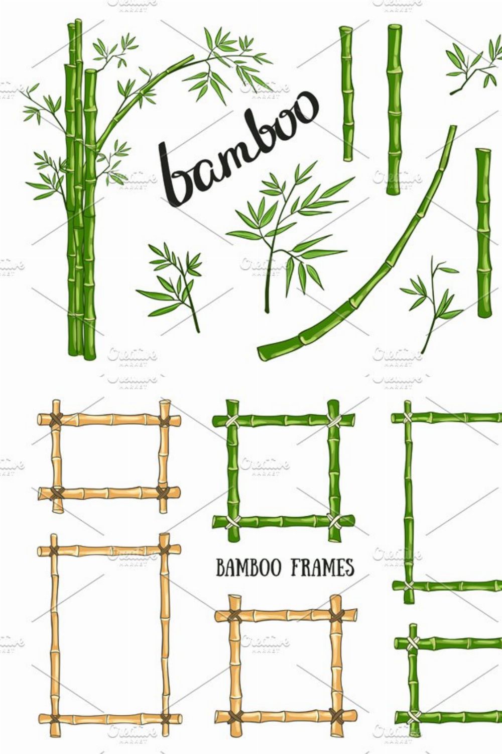 Bamboo collection pinterest preview image.