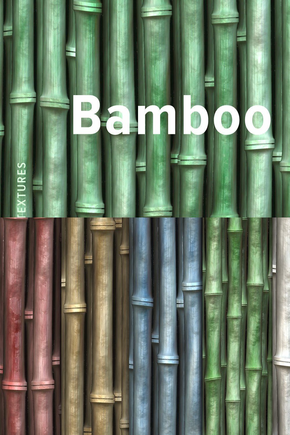 Bamboo Textures pinterest preview image.