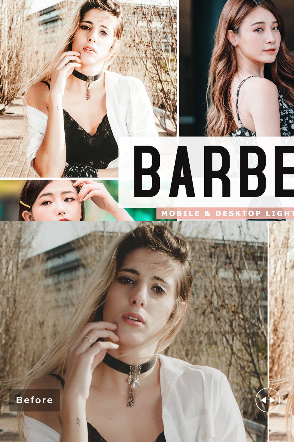 Barberry Lightroom Presets Pack pinterest preview image.