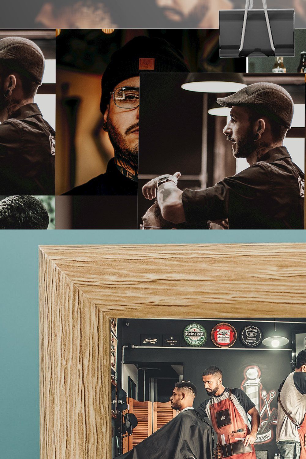 Barbershop Lightroom Presets pinterest preview image.