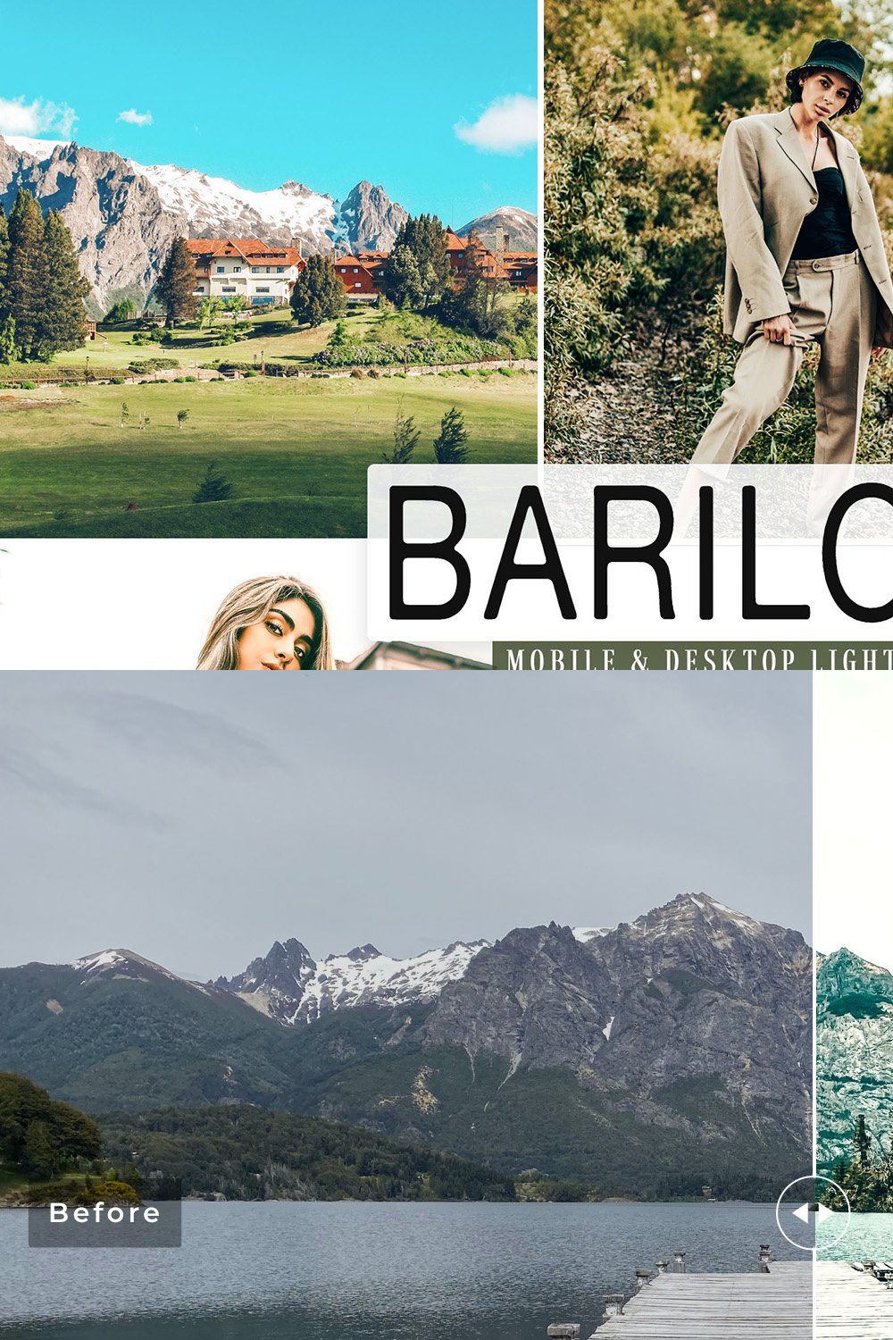 Bariloche Pro Lightroom Presets pinterest preview image.
