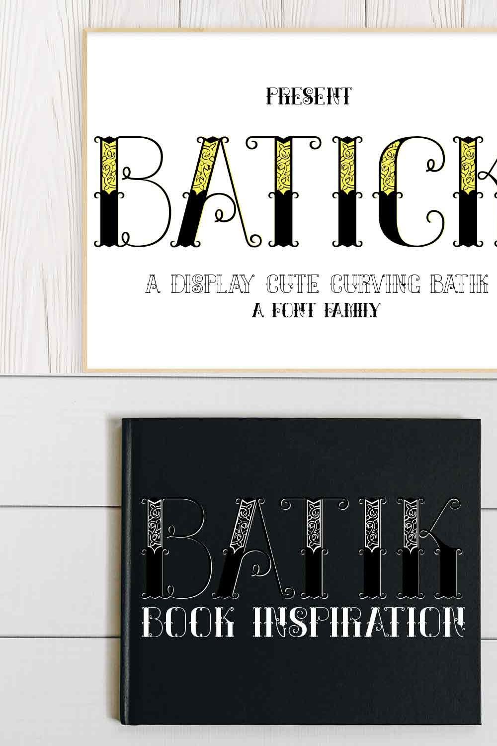 Batick pinterest preview image.