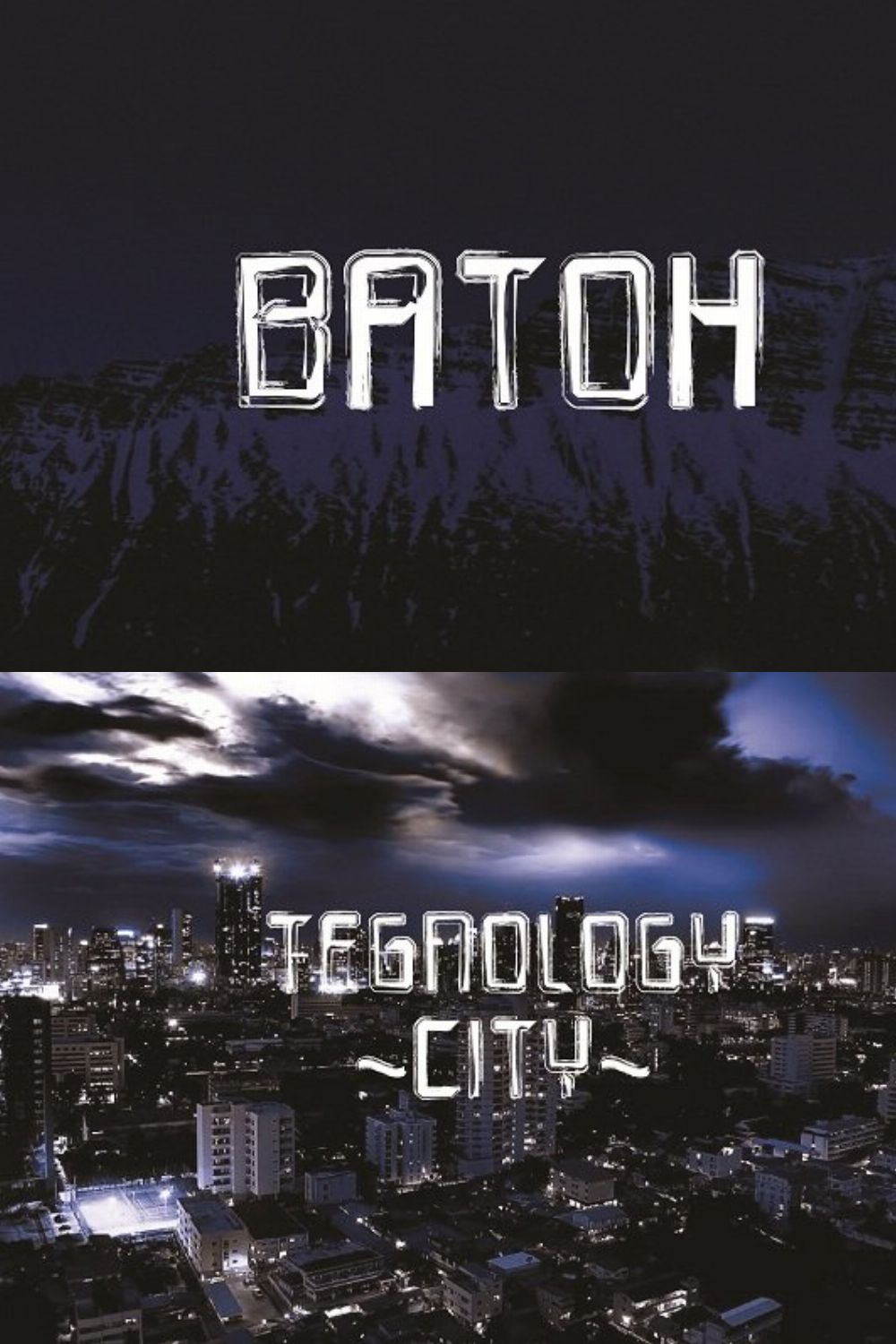 Batoh font pinterest preview image.