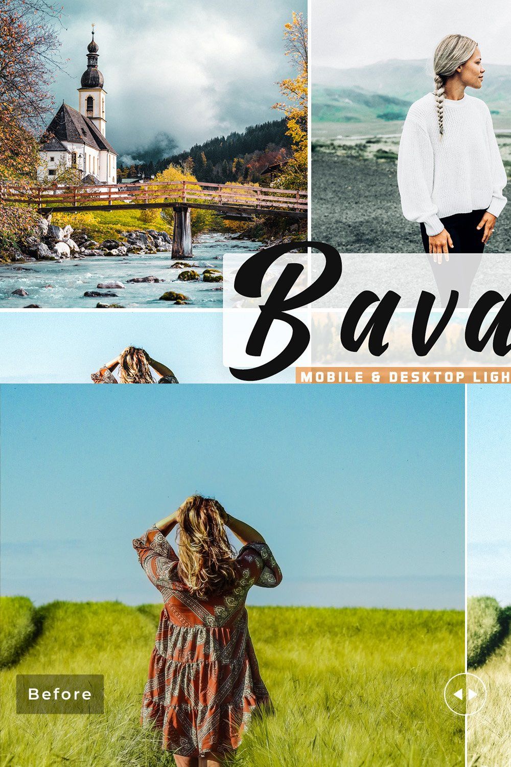 Bavaria Pro Lightroom Presets pinterest preview image.