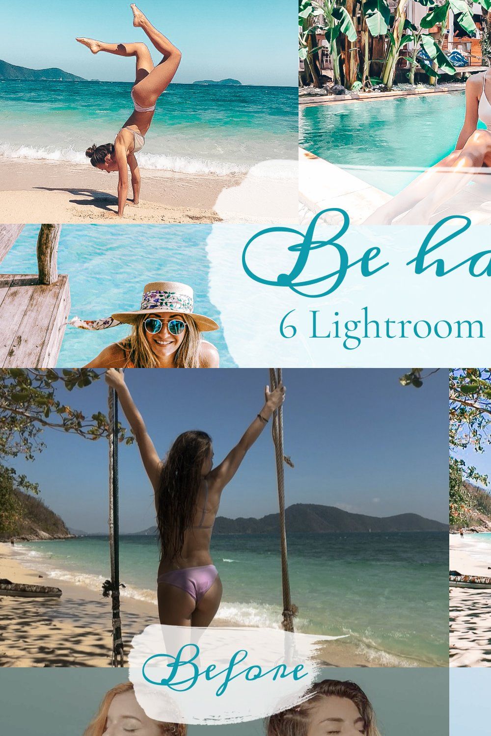 Be Happy - Lightroom Preset Pack pinterest preview image.