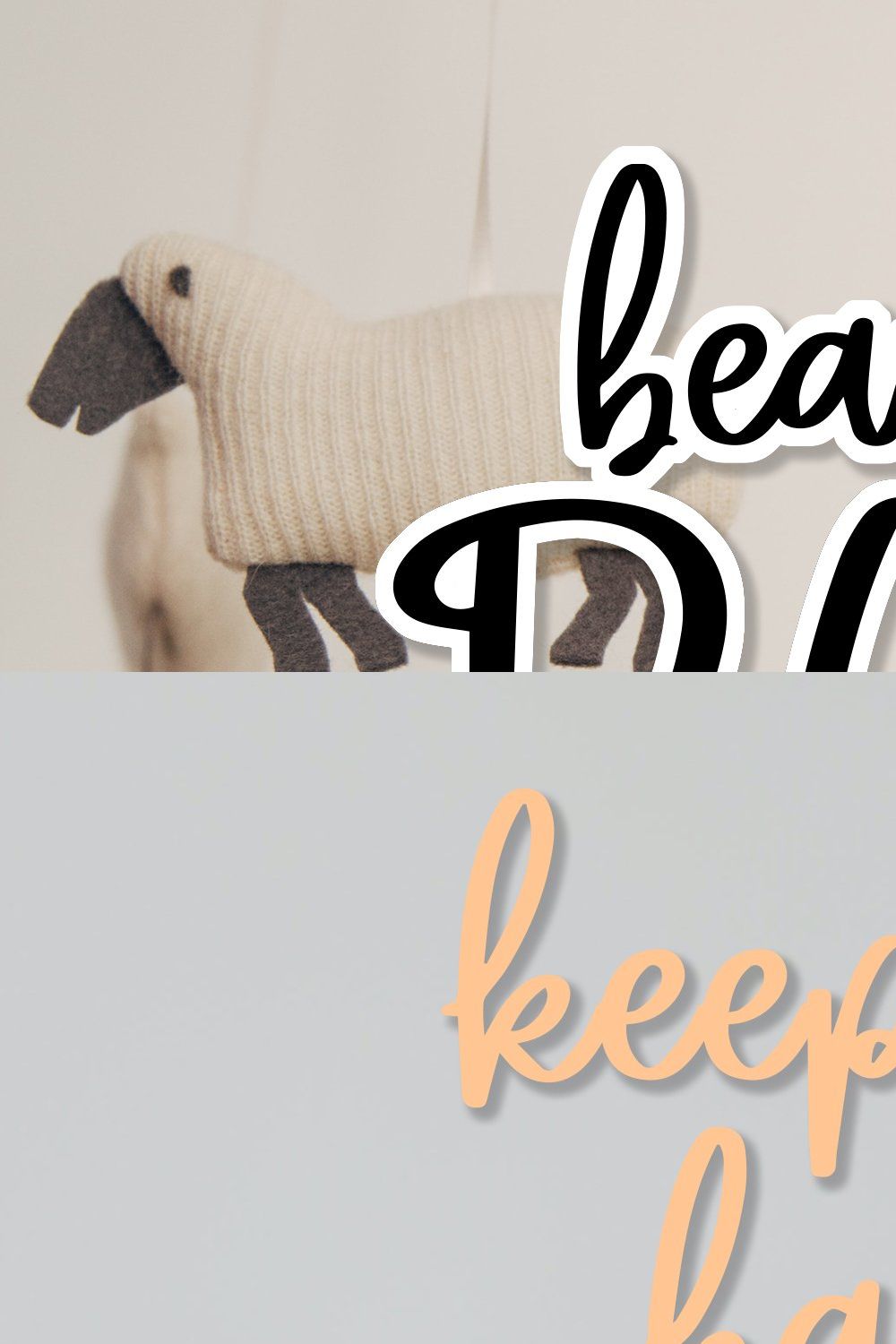 Beautiful Baby-Beauty Handdrawn Font pinterest preview image.