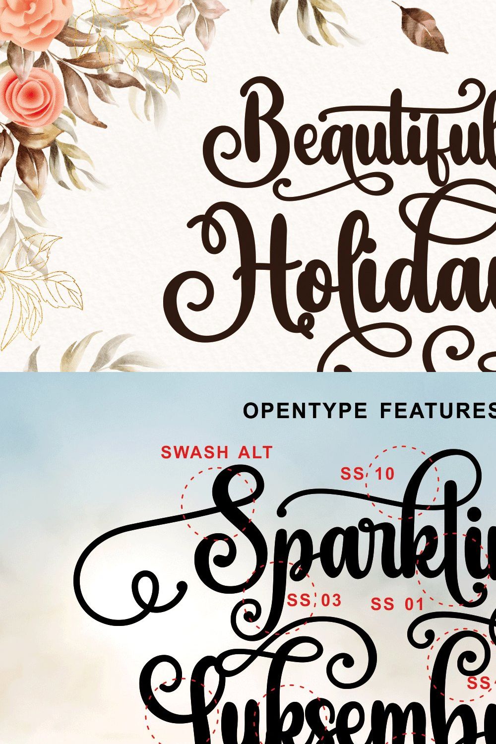 Beautiful Holiday pinterest preview image.