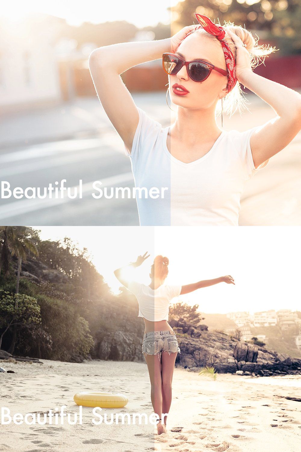 Beautiful Summer - Lightroom Preset pinterest preview image.