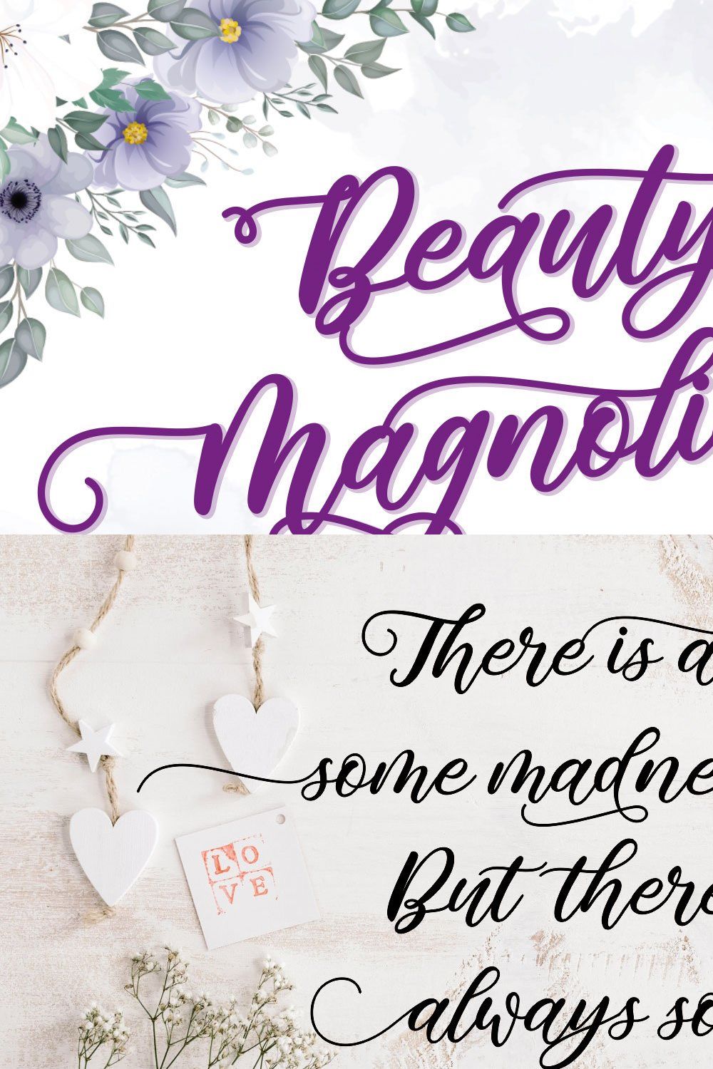 Beauty Magnolia pinterest preview image.