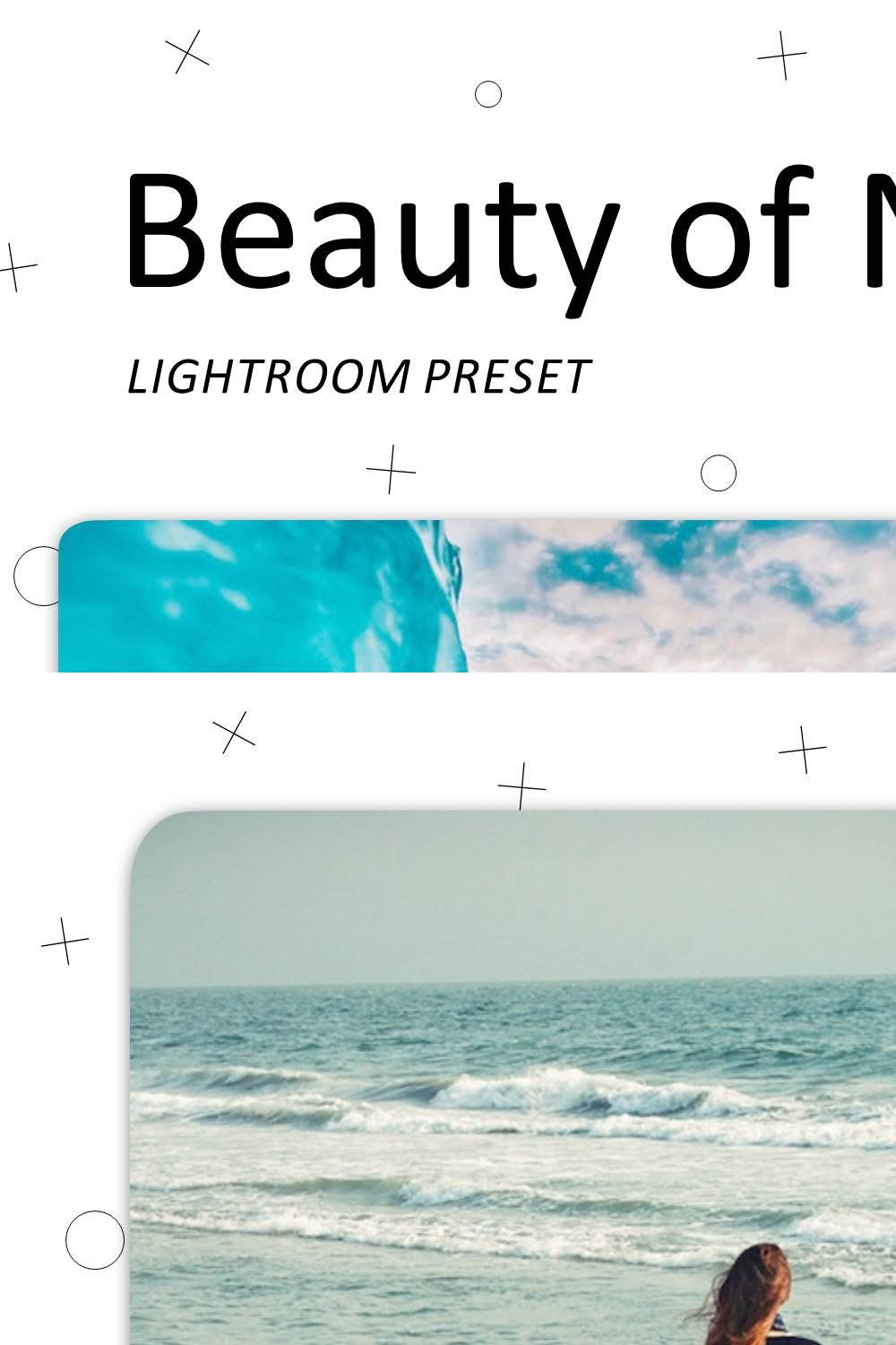 Beauty of Nature - Lightroom Presets pinterest preview image.