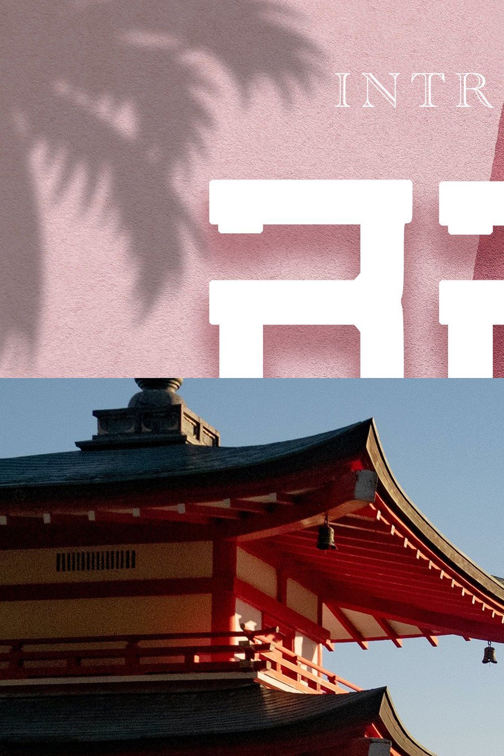 Beji Regular - Japan Style Font pinterest preview image.