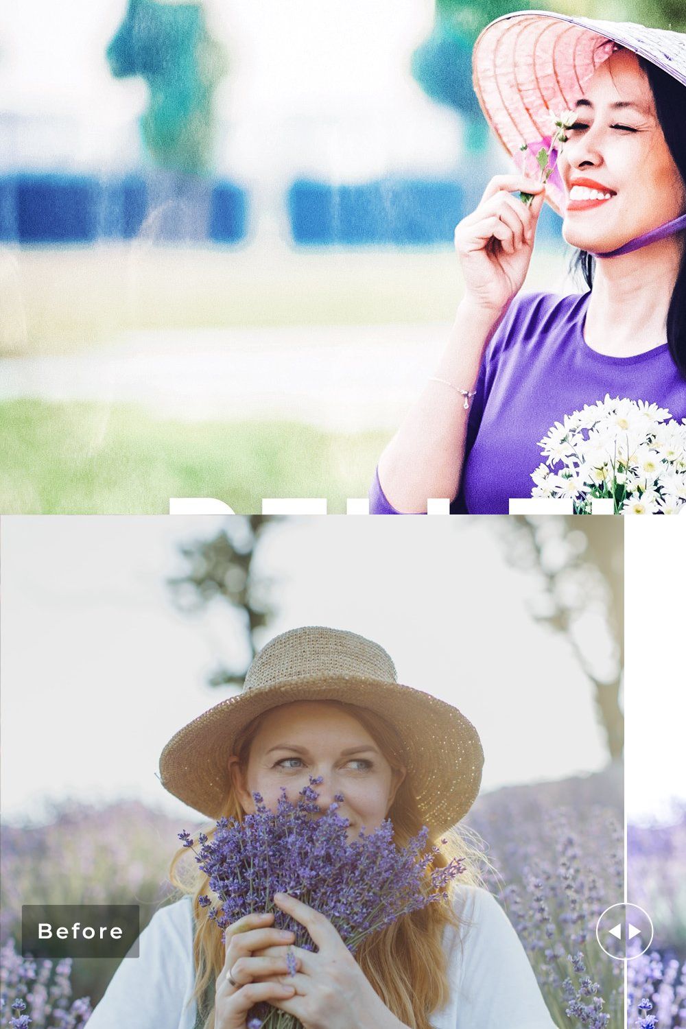 Bellflower Pro Lightroom Presets pinterest preview image.