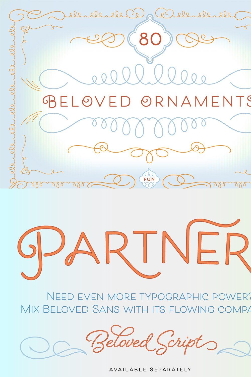 Beloved Ornaments pinterest preview image.