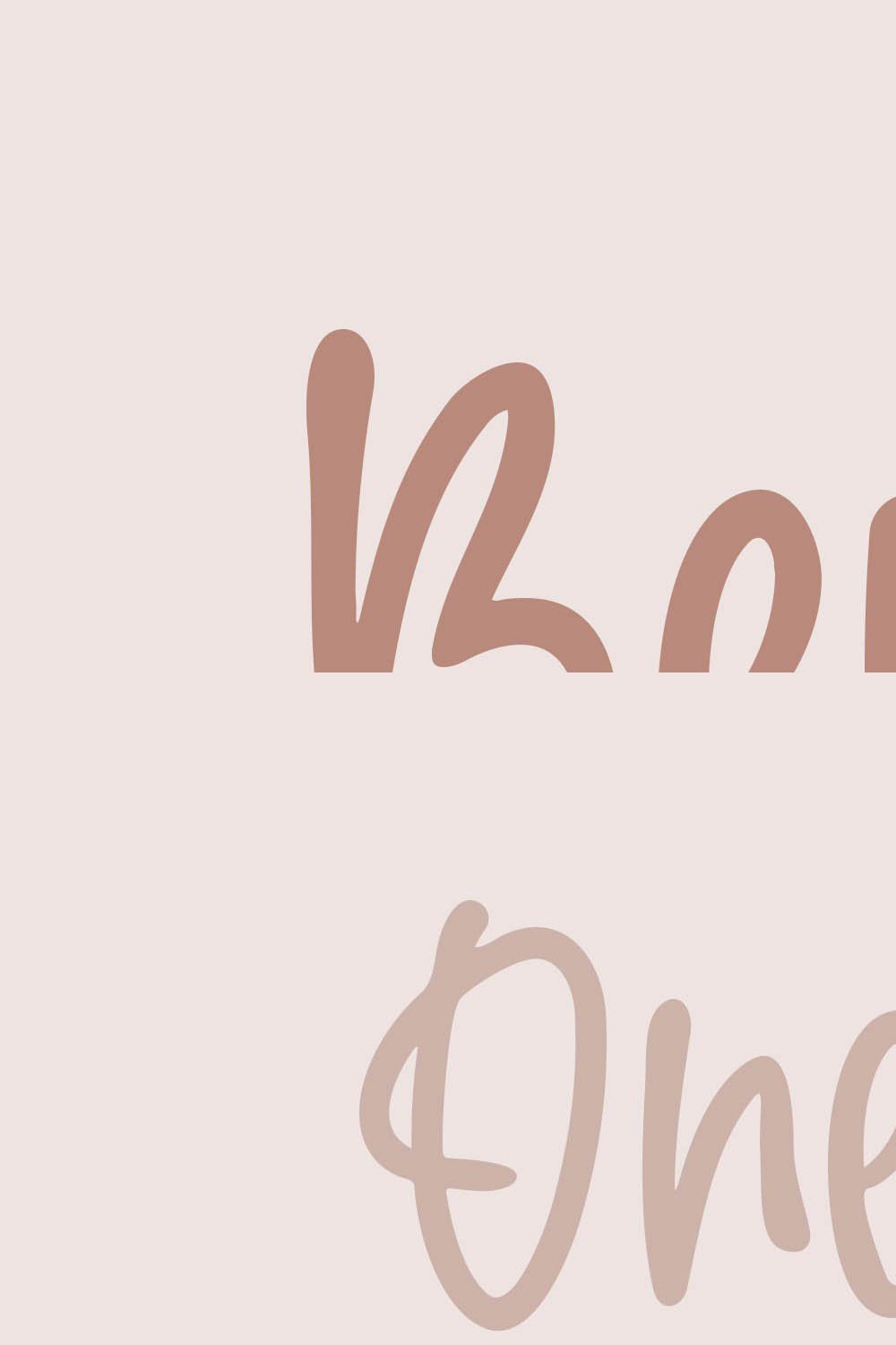 Berlion a Handwritting Script Font pinterest preview image.