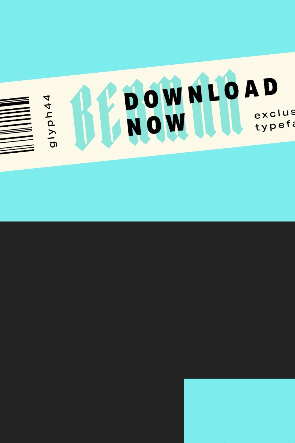 Berman Bold | Blackletter Font pinterest preview image.