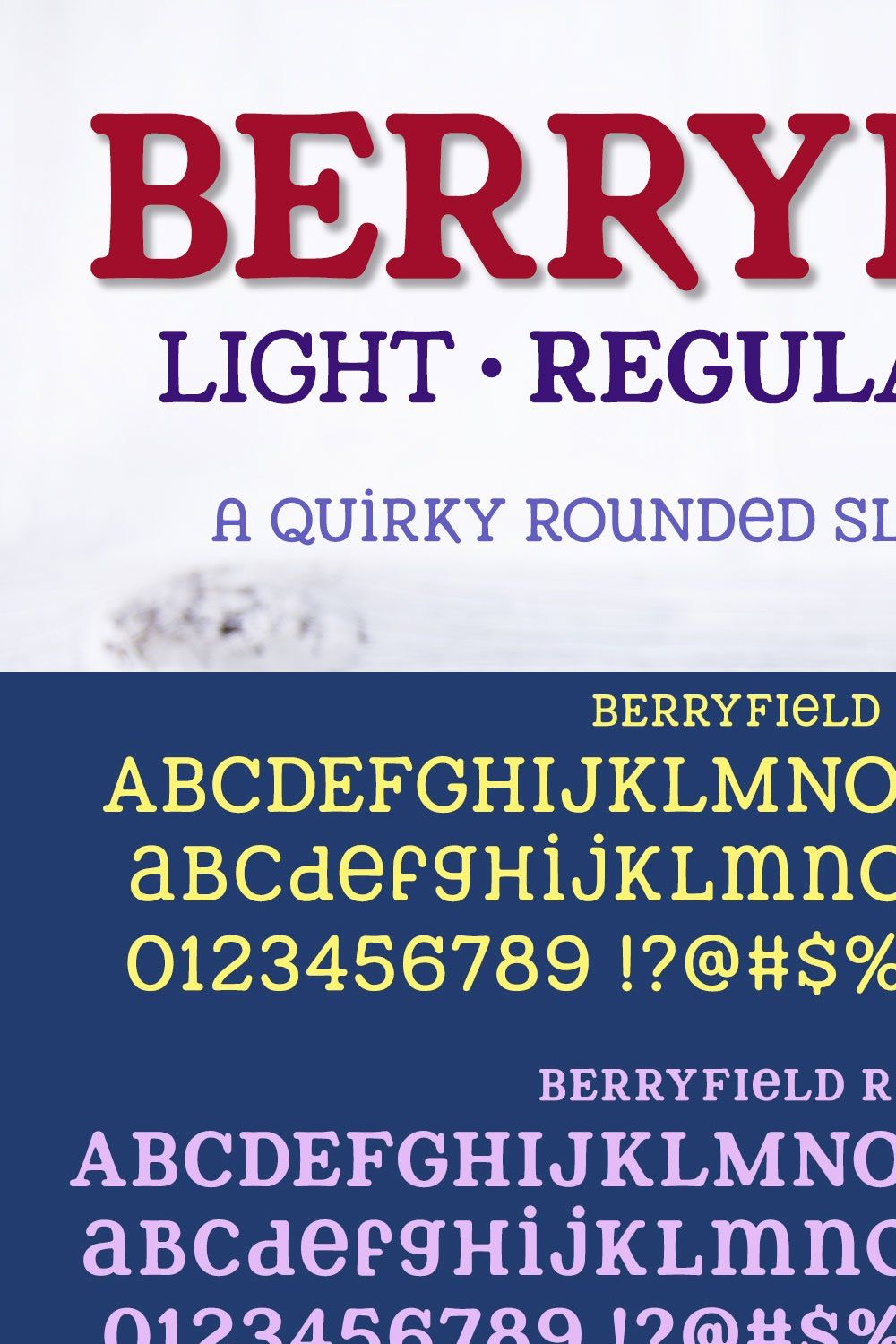 Berryfield: a quirky slab family! pinterest preview image.