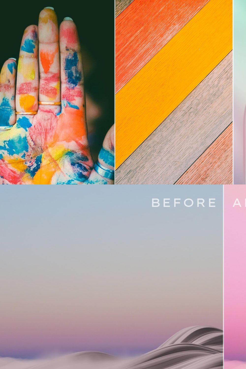 Best Color Lightroom Presets Bundle pinterest preview image.