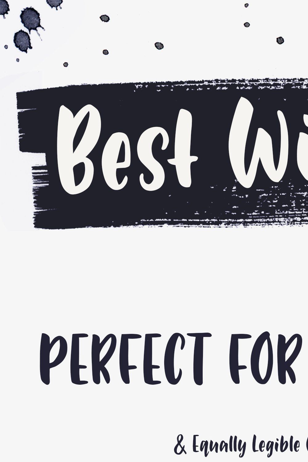 Best Wishes pinterest preview image.