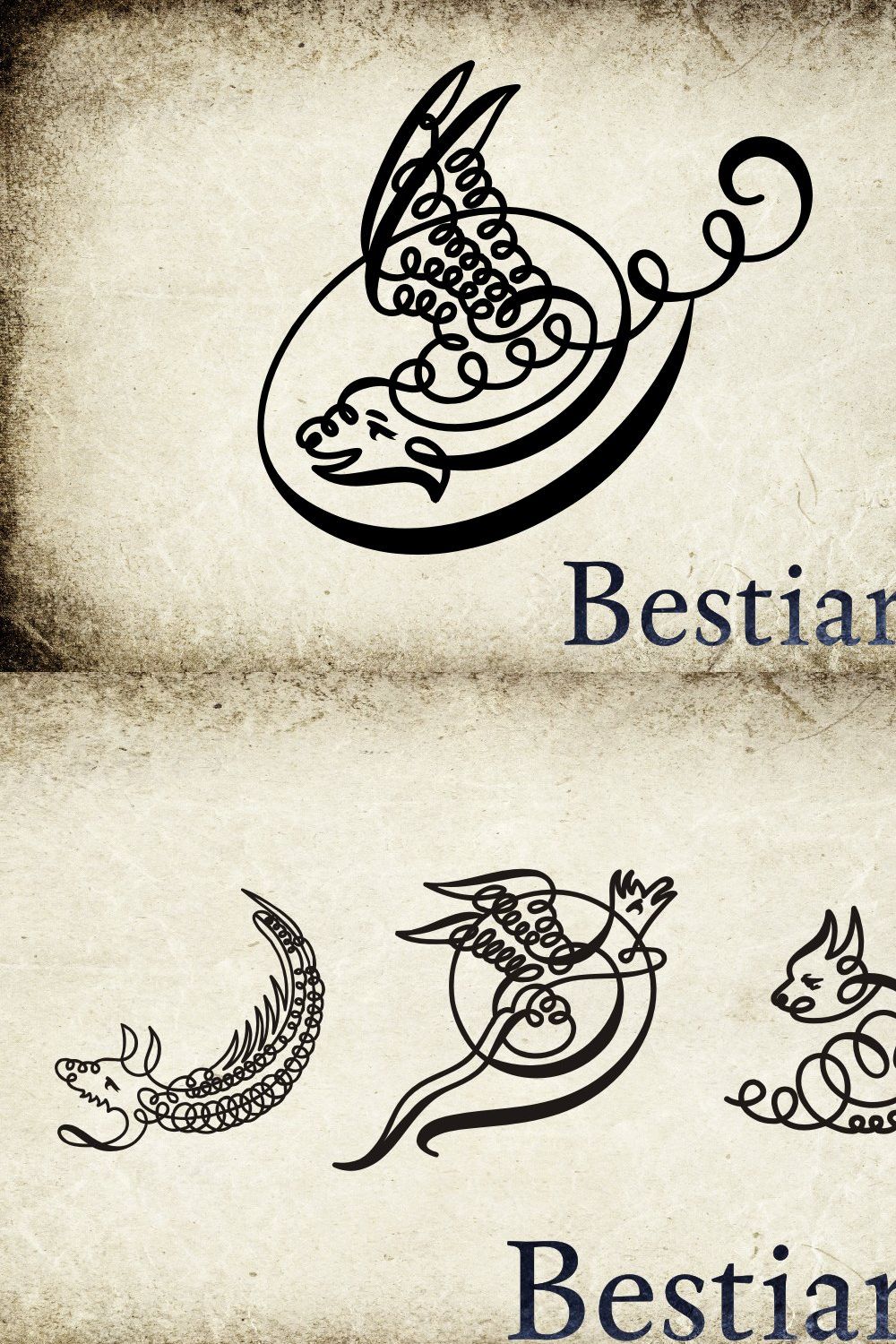 Bestiario pinterest preview image.