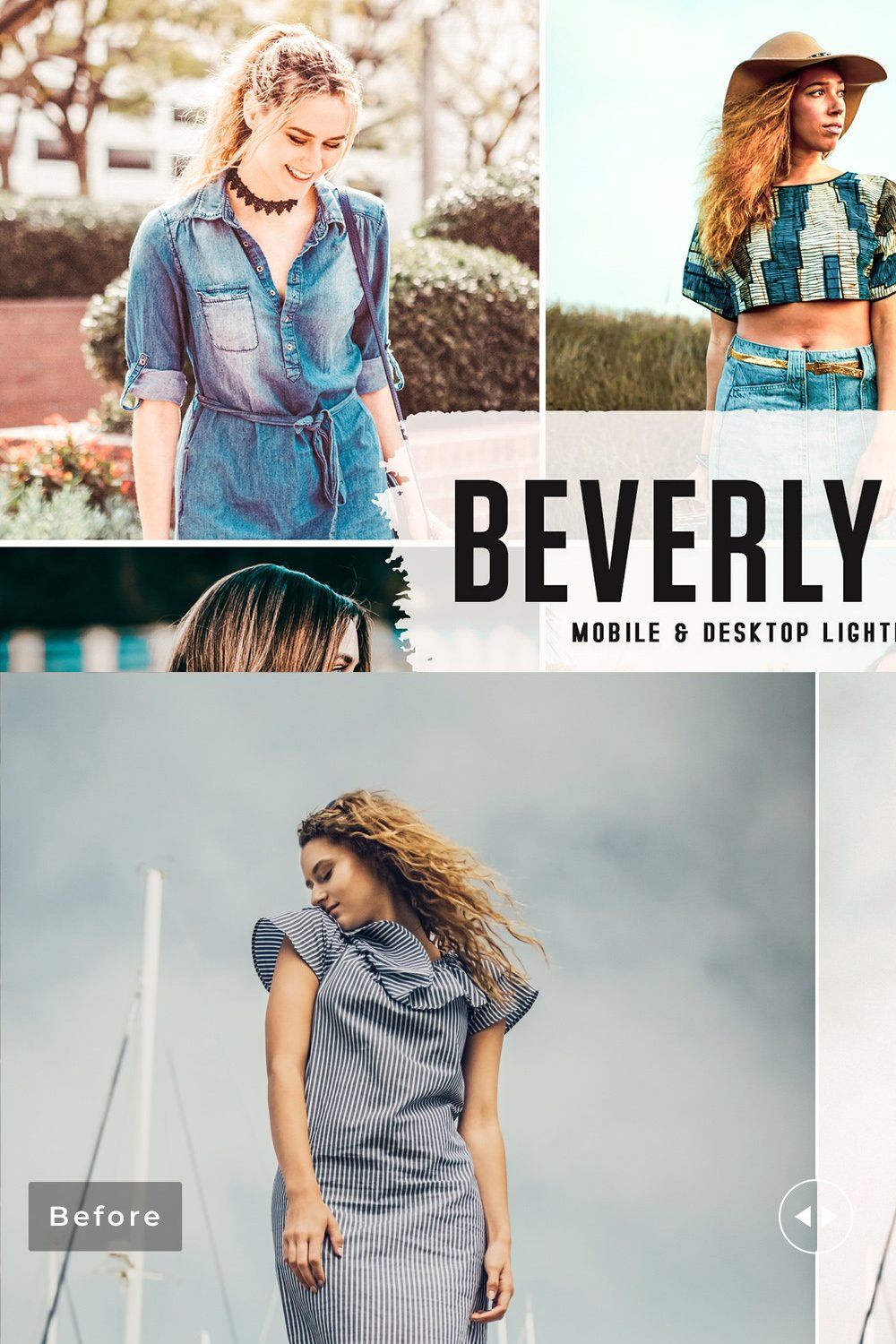 Beverly Hills Pro Lightroom Presets pinterest preview image.