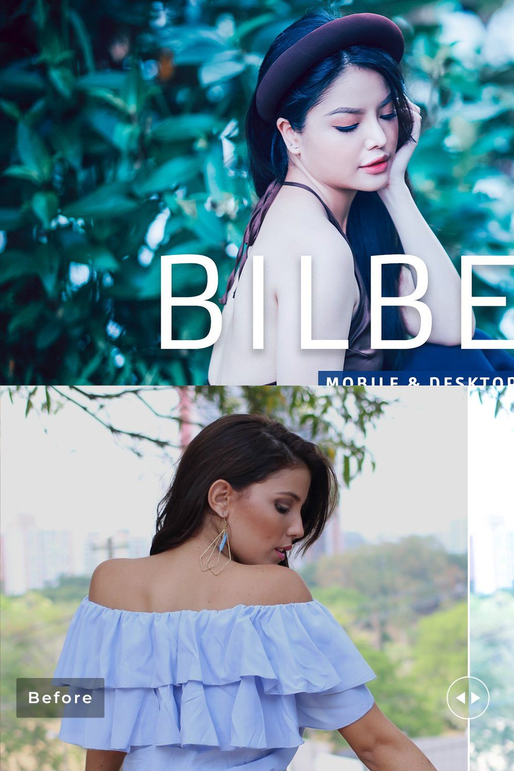 Bilberry Pro Lightroom Presets pinterest preview image.