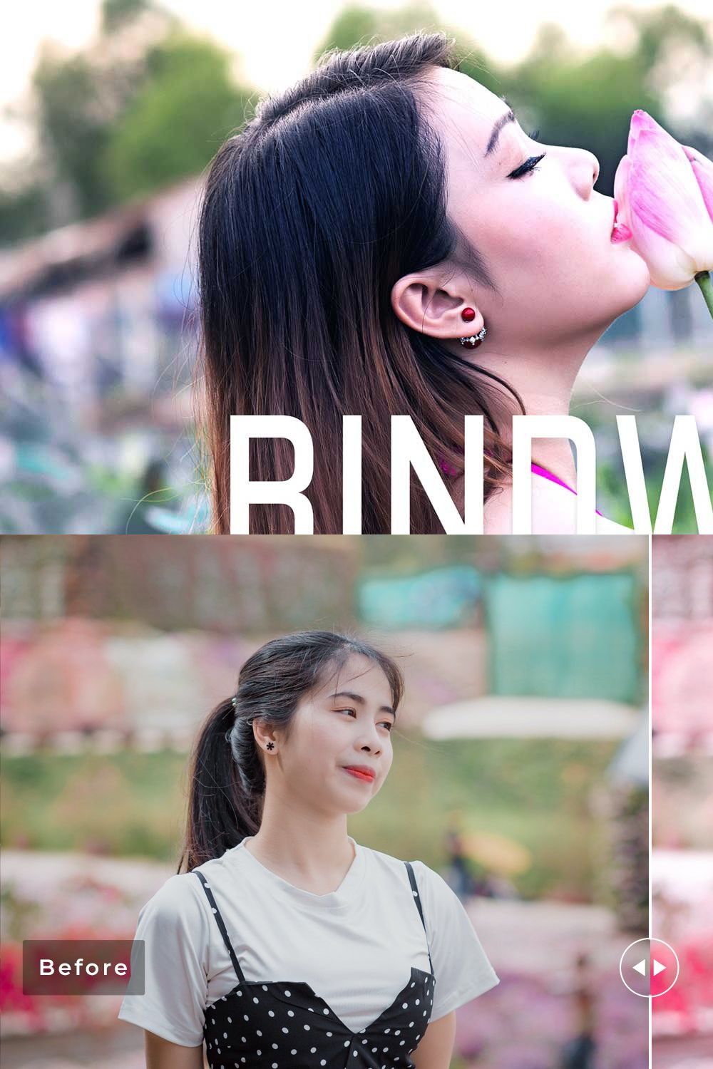 Bindweed Pro Lightroom Presets pinterest preview image.