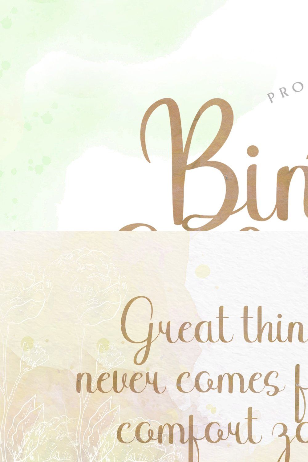 Binttang Selfianto - Script Font pinterest preview image.