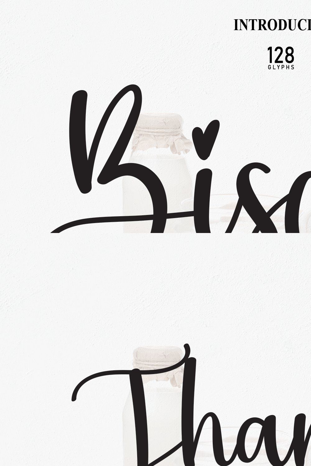 Biscuit | Script Font pinterest preview image.