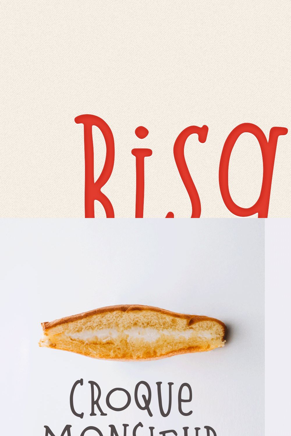 Bisquit | A Unique Serif Font pinterest preview image.