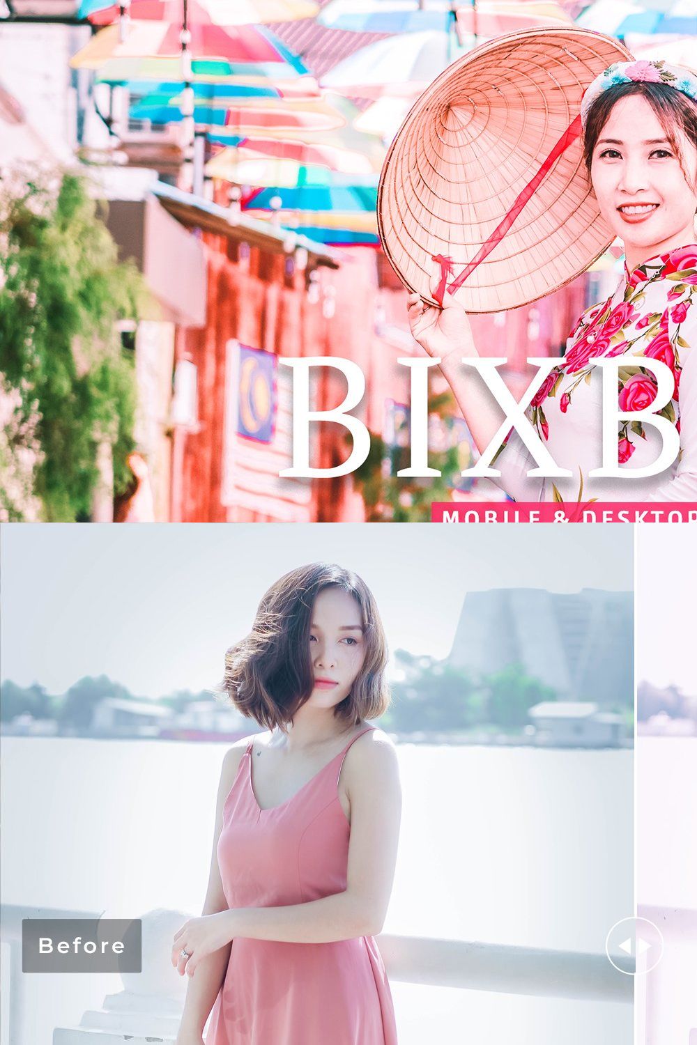 Bixbite Pro Lightroom Presets pinterest preview image.