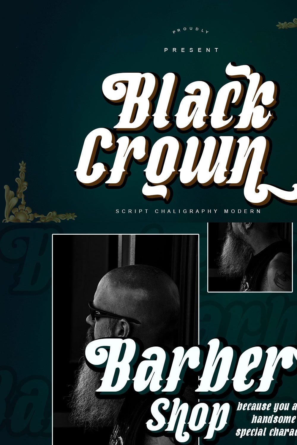 Black Crown pinterest preview image.