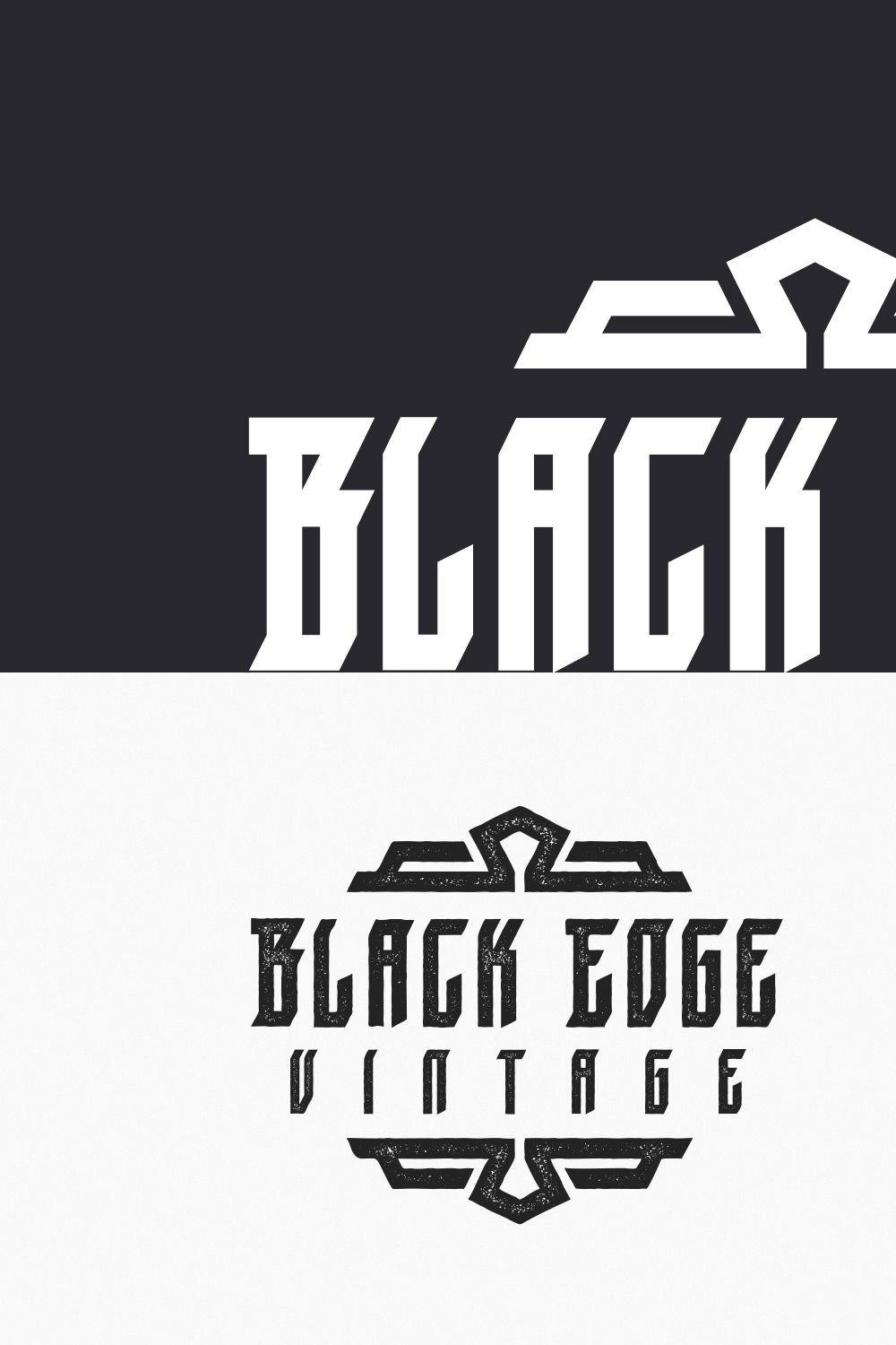 Black Edge pinterest preview image.