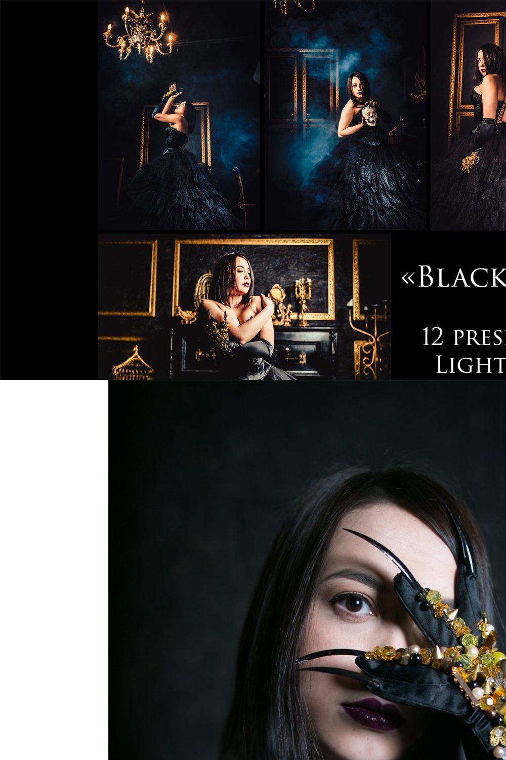 Black Gold 12 Lr presets pinterest preview image.