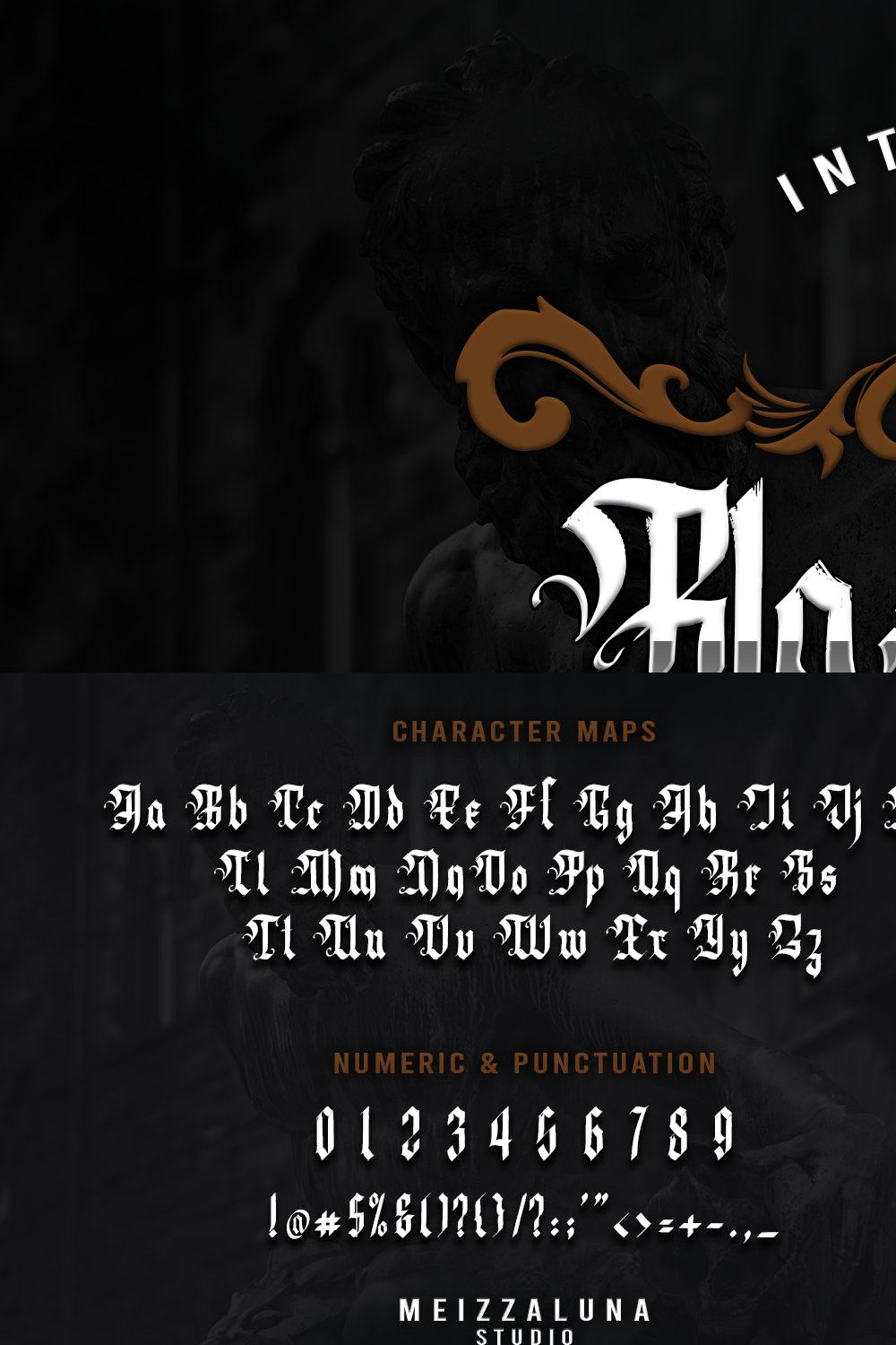 Black Jack - Blackletter pinterest preview image.