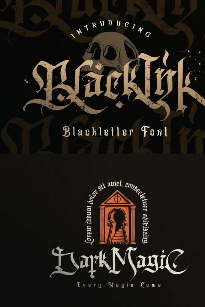 Blackink - Blackletter Font – MasterBundles