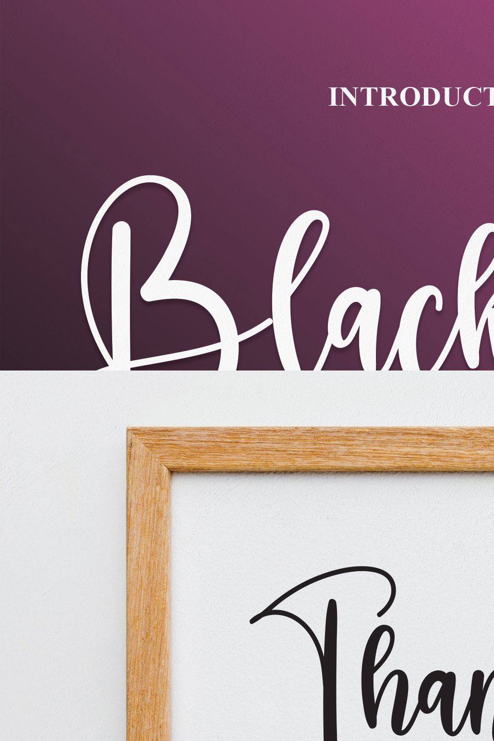 Blackpink | Script Font pinterest preview image.