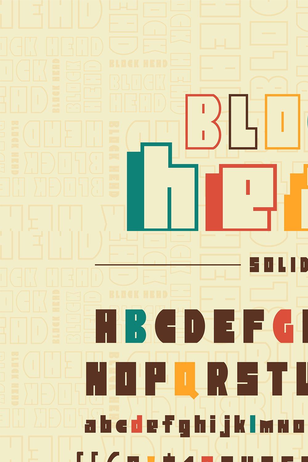 Block Head // 5 Styles pinterest preview image.