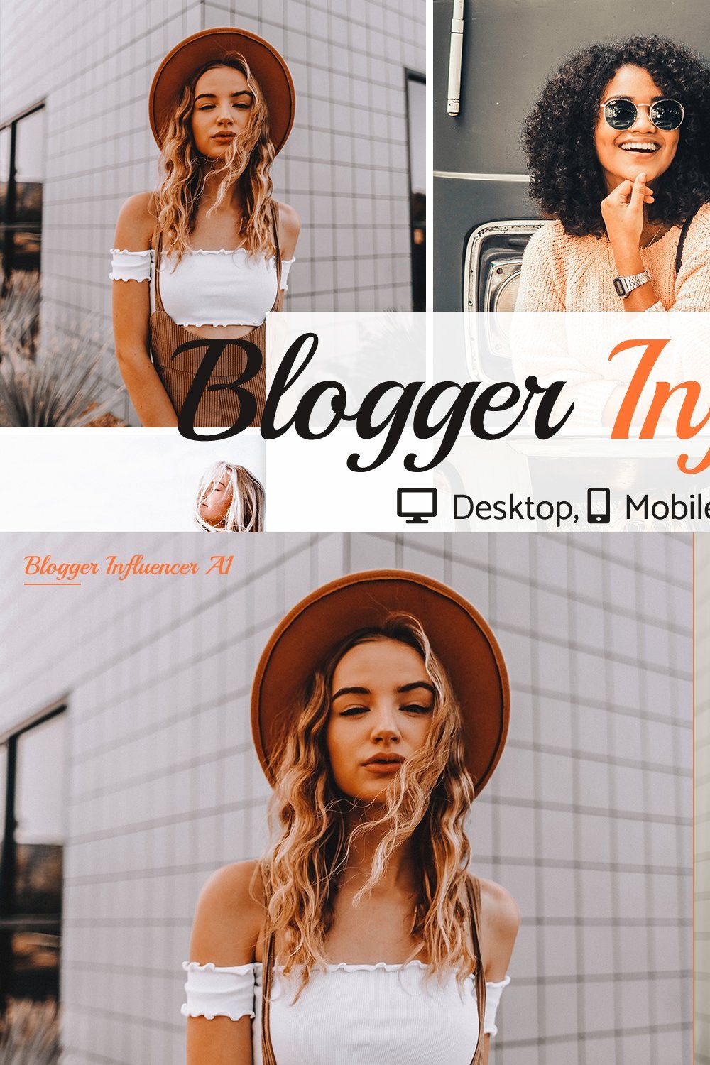 Blogger Influencer Preset Collection pinterest preview image.