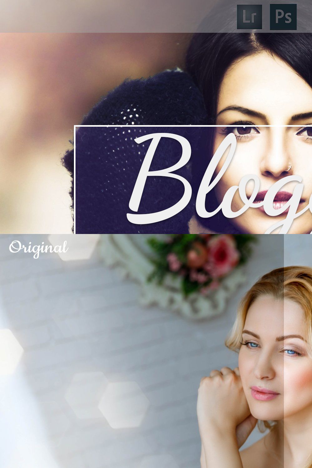 Blogger Lightroom Presets pinterest preview image.