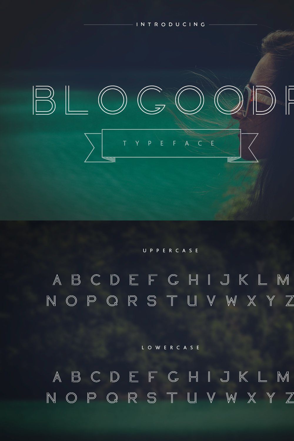 Blogoodf Font pinterest preview image.