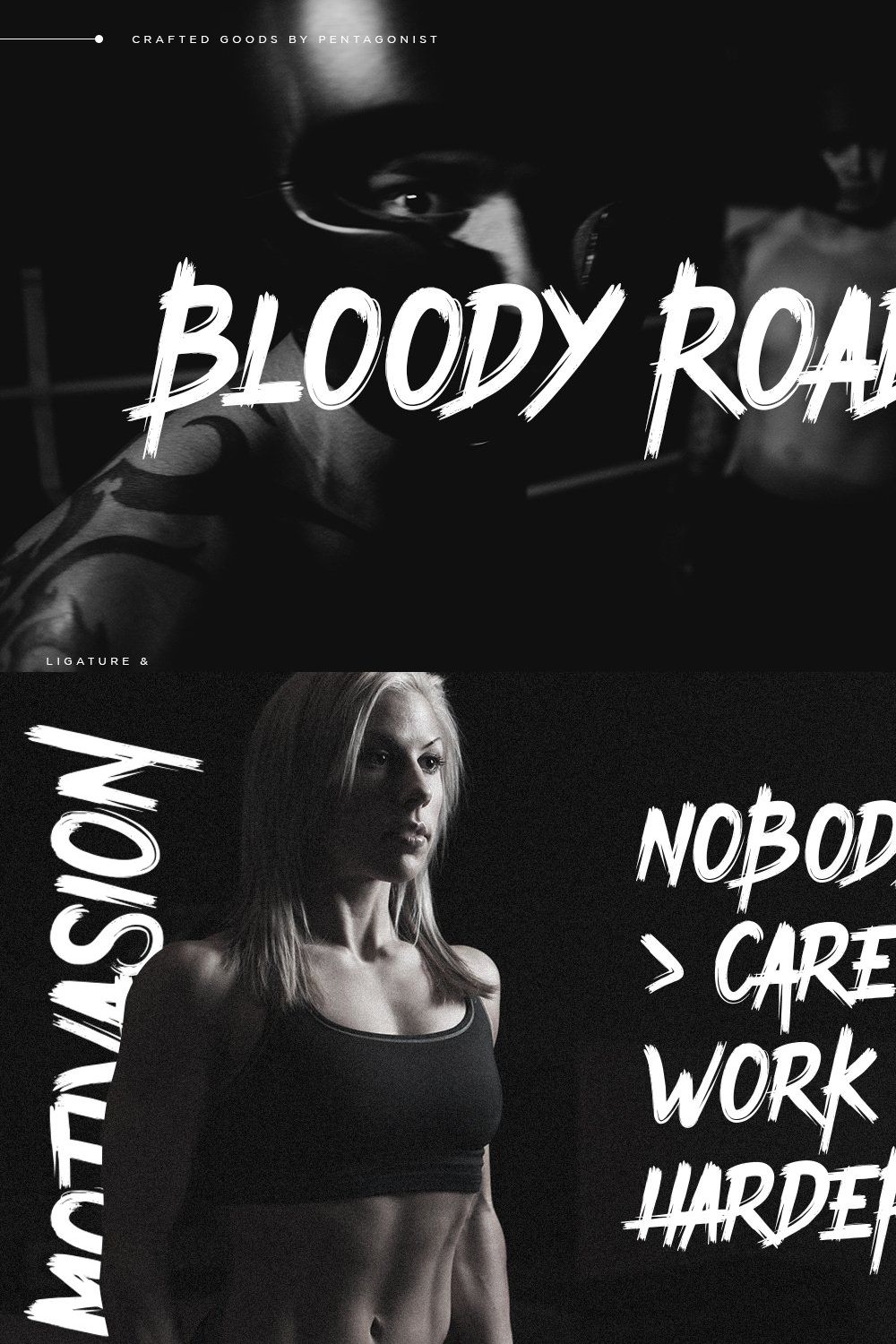 Bloody Road | Brush Display pinterest preview image.